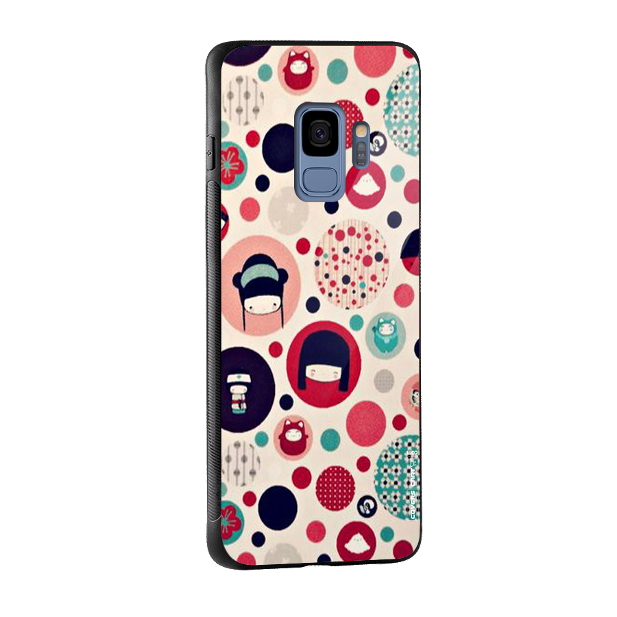Quirky Glass Back Case for Galaxy S9