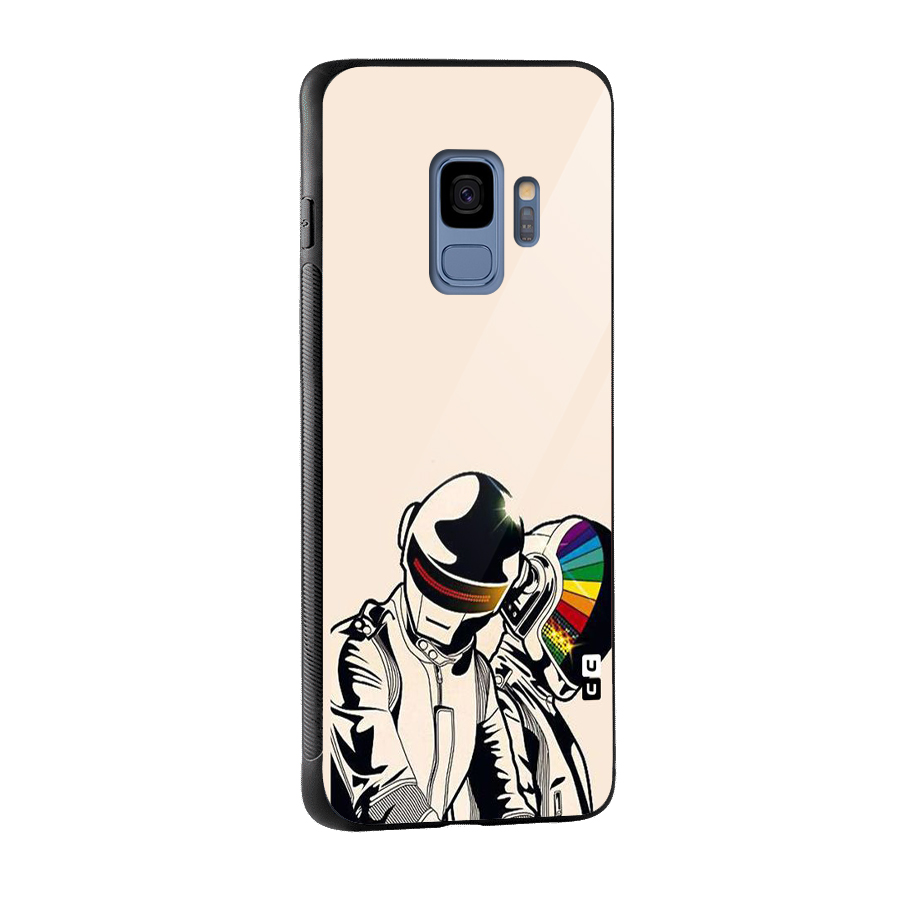 Rainbow Radio Glass Back Case for Galaxy S9