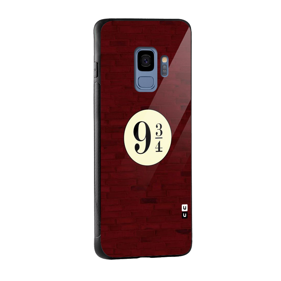 Red Wall Express Glass Back Case for Galaxy S9