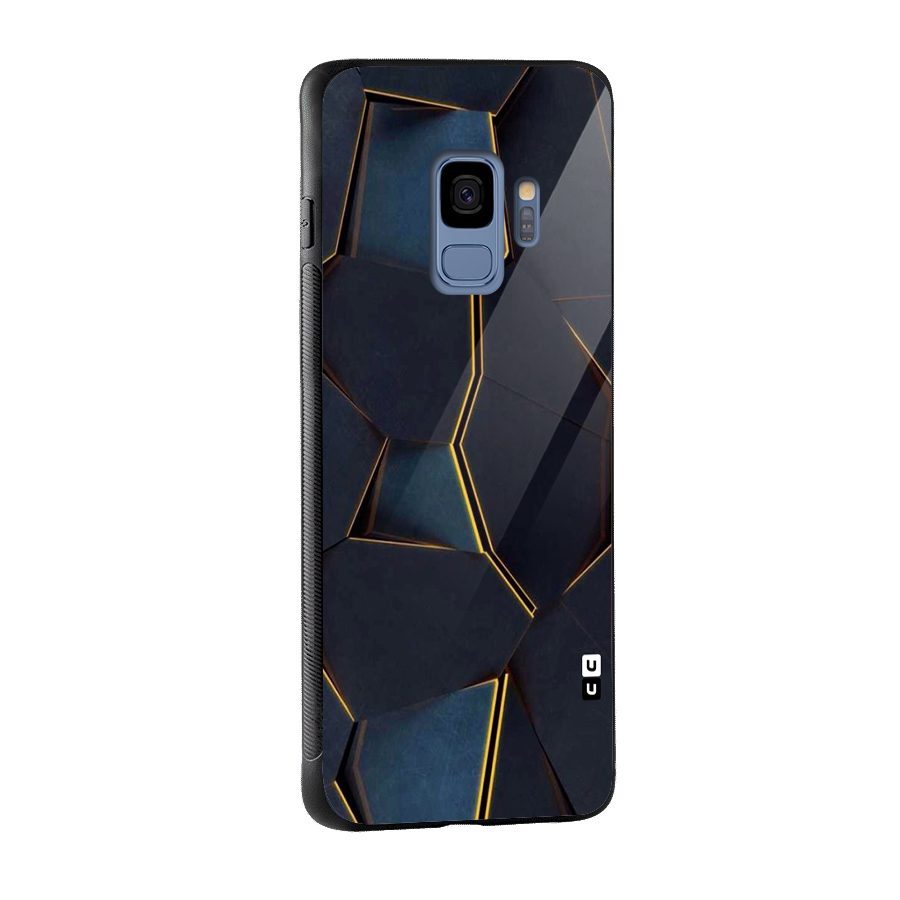 Royal Abstract Glass Back Case for Galaxy S9