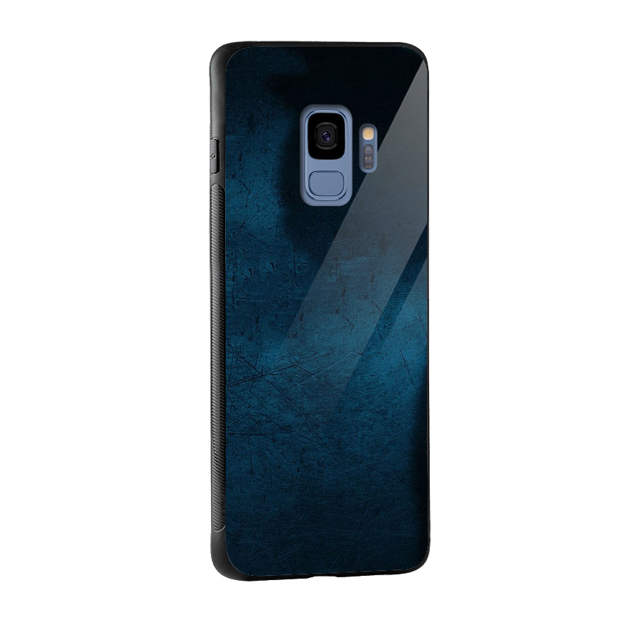 Royal Blue Glass Back Case for Galaxy S9