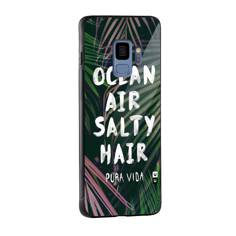 Salty Hair Glass Back Case for Galaxy S9