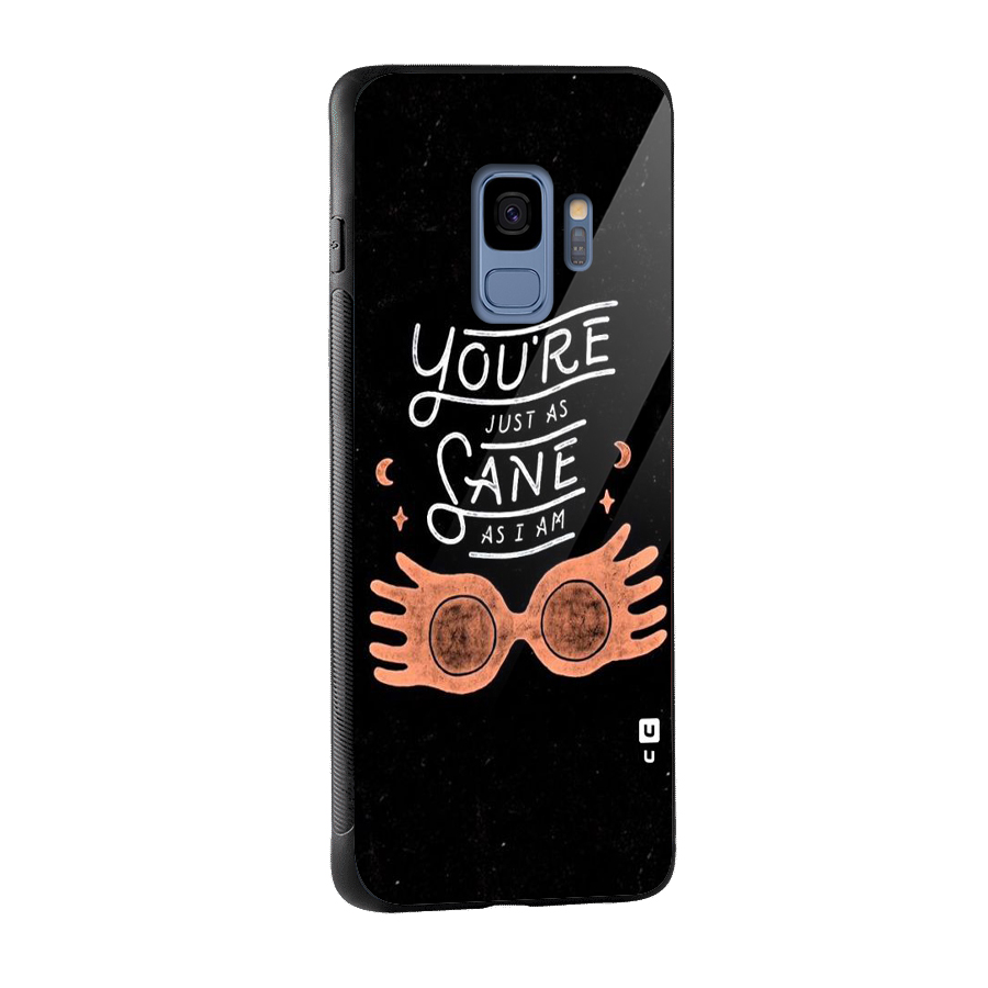 Sane As I Glass Back Case for Galaxy S9