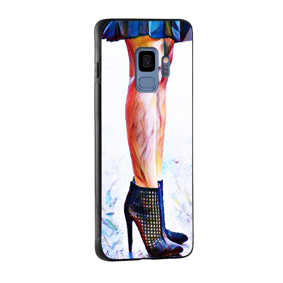 Sassy Heels Glass Back Case for Galaxy S9