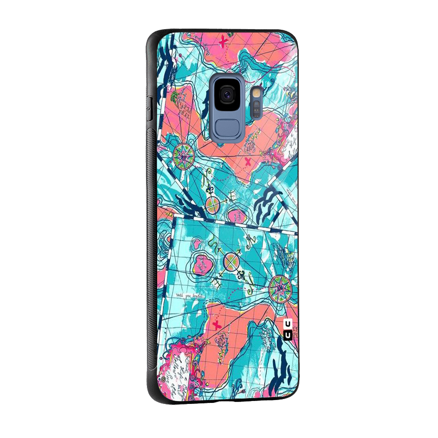 Sea Adventure Glass Back Case for Galaxy S9