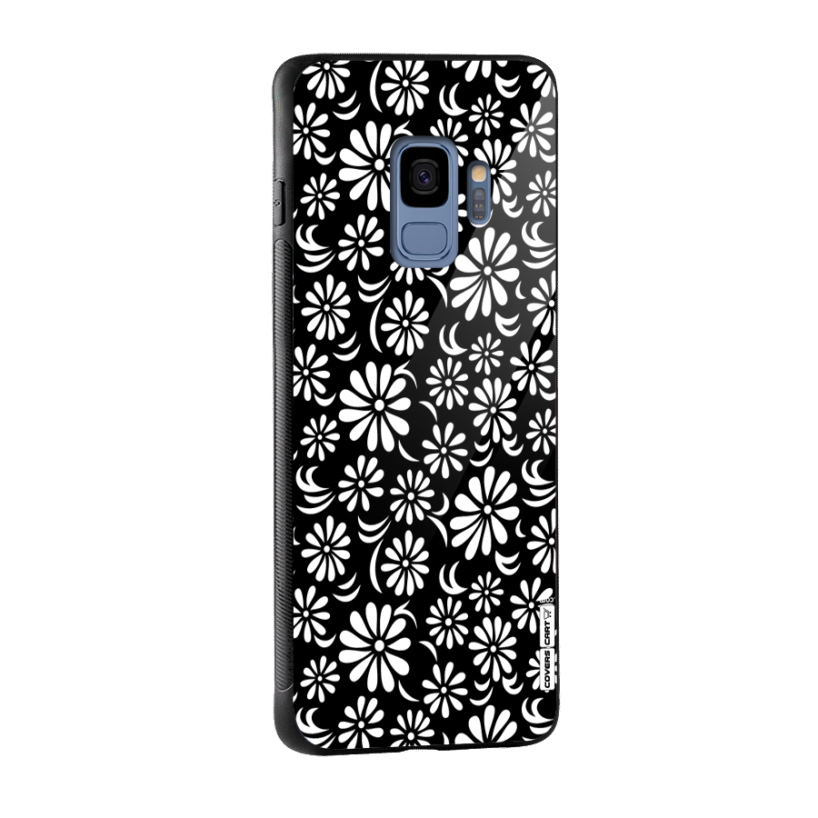 Sea Shell Abstract Art Glass Back Case for Galaxy S9