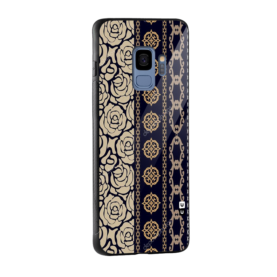 Seamless Pattern Glass Back Case for Galaxy S9