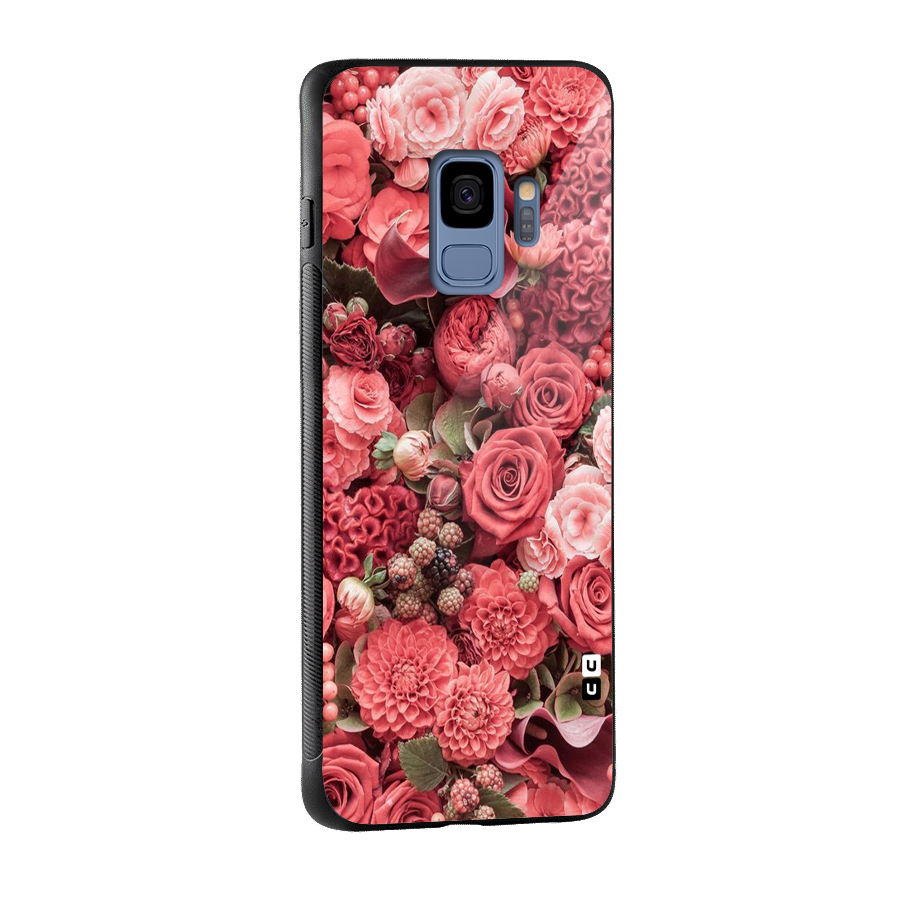 Shades Of Peach Glass Back Case for Galaxy S9