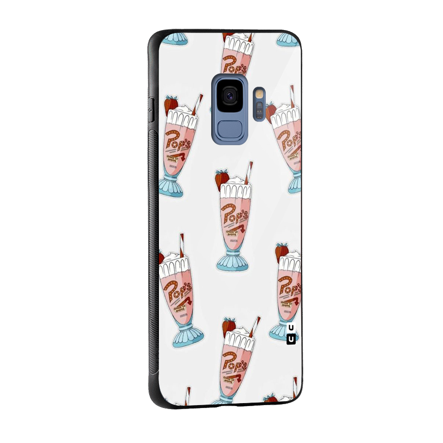 Shake Design Glass Back Case for Galaxy S9