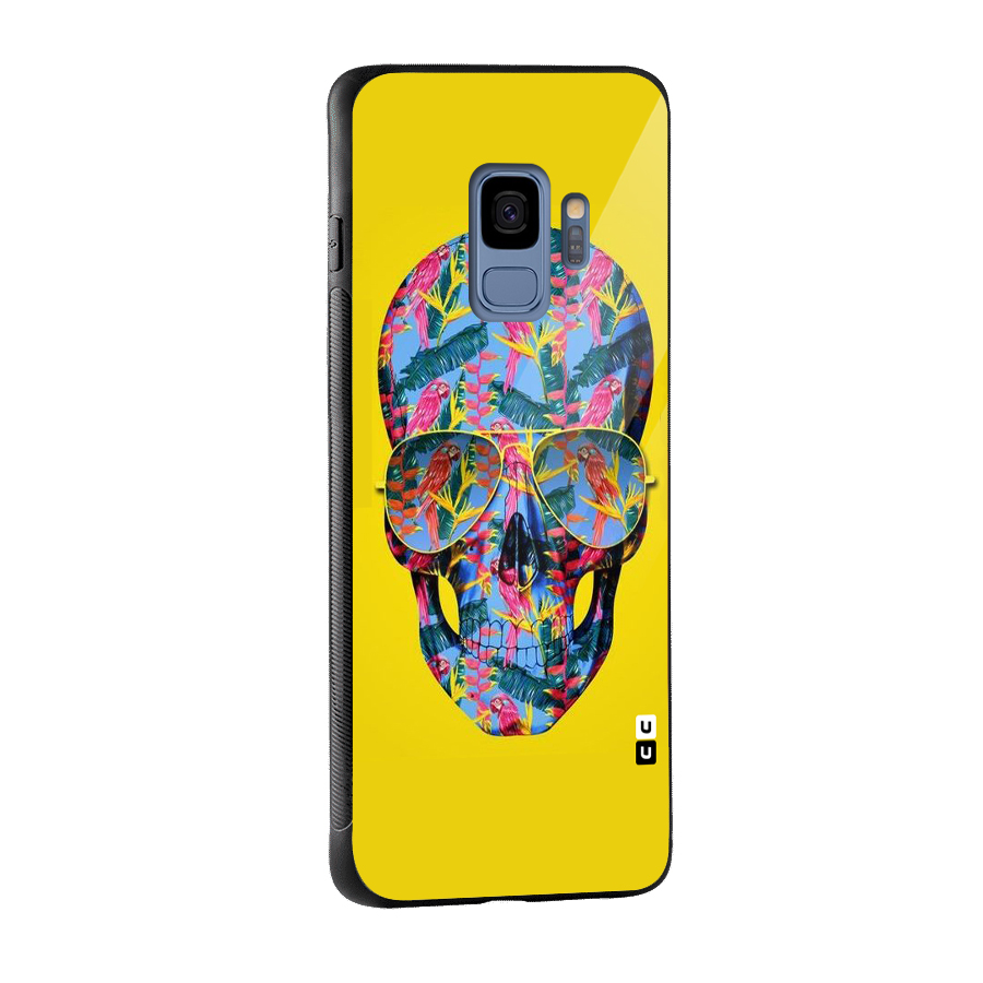 Skull Swag Glass Back Case for Galaxy S9