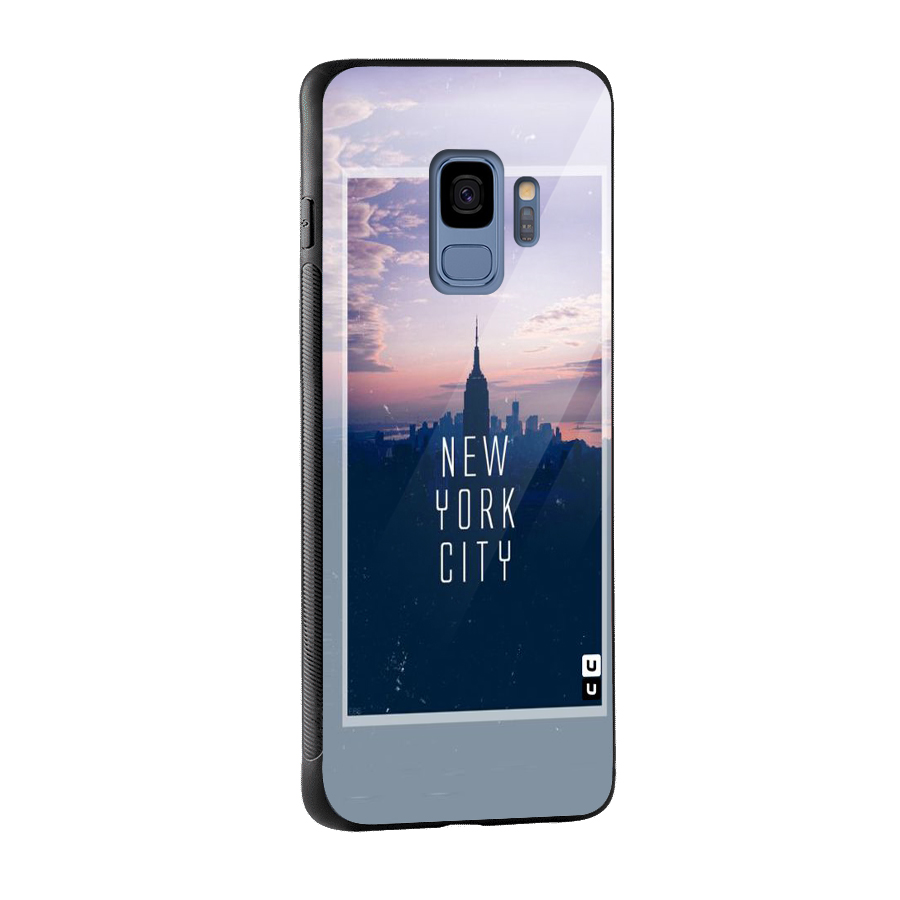Sleepless City Glass Back Case for Galaxy S9