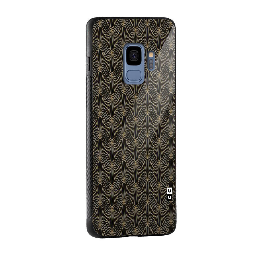 Small Hills Lines Glass Back Case for Galaxy S9