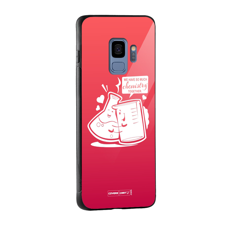So Much Chemistry Glass Back Case for Galaxy S9