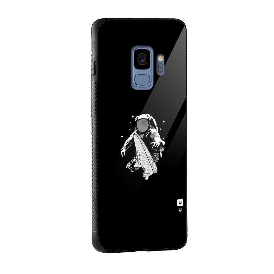 Space Shoe Glass Back Case for Galaxy S9