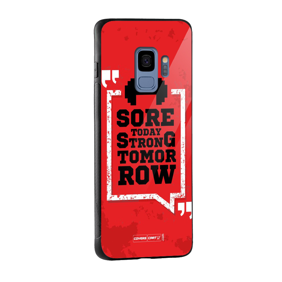 Stay Strong Glass Back Case for Galaxy S9