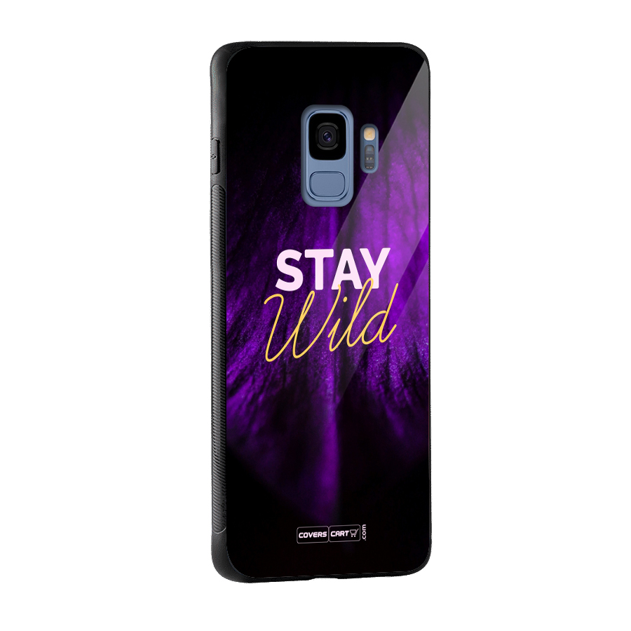 Stay Wild Glass Back Case for Galaxy S9