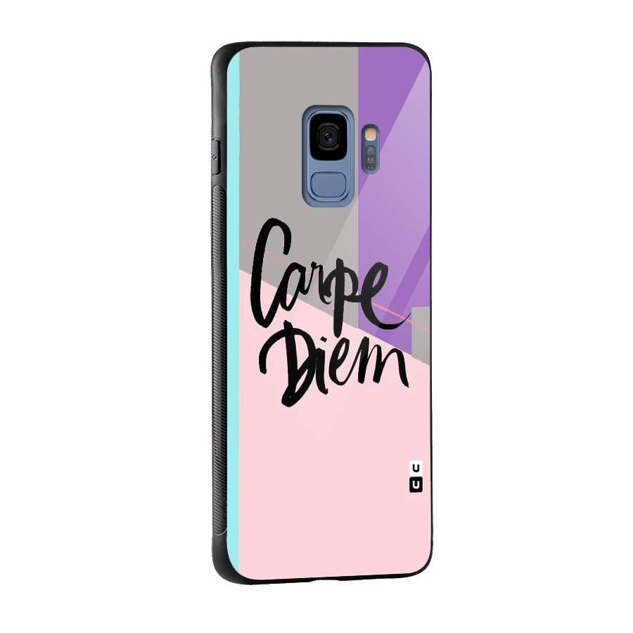 Stripes Black Diem Glass Back Case for Galaxy S9