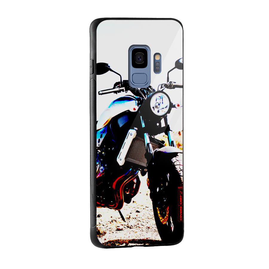 Stylish Ride Extreme Glass Back Case for Galaxy S9