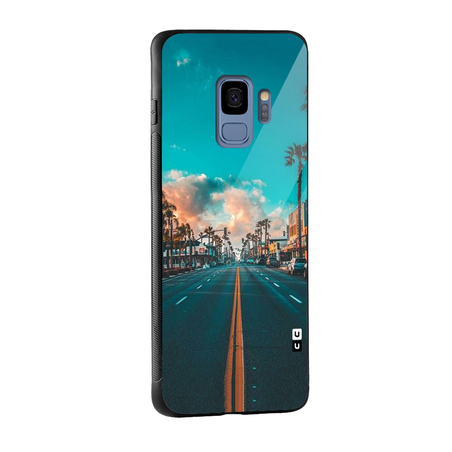 Sundown Road Glass Back Case for Galaxy S9