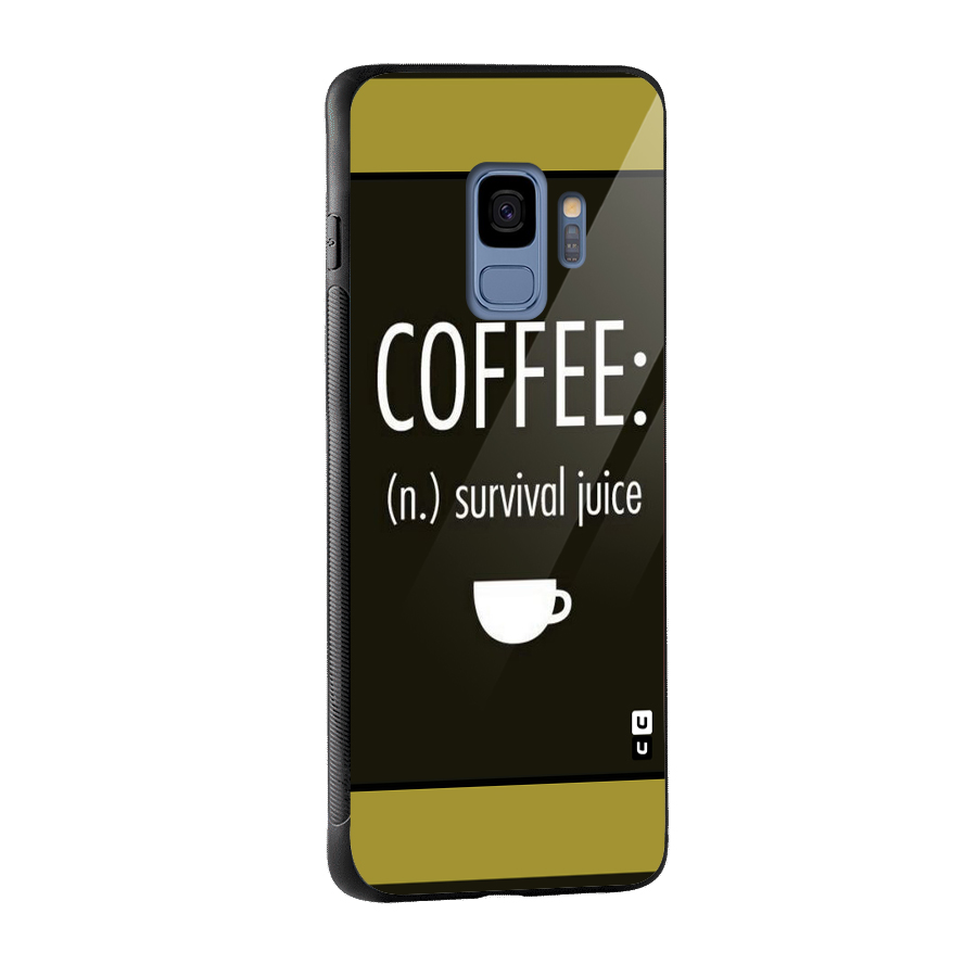 Survival Juice Glass Back Case for Galaxy S9