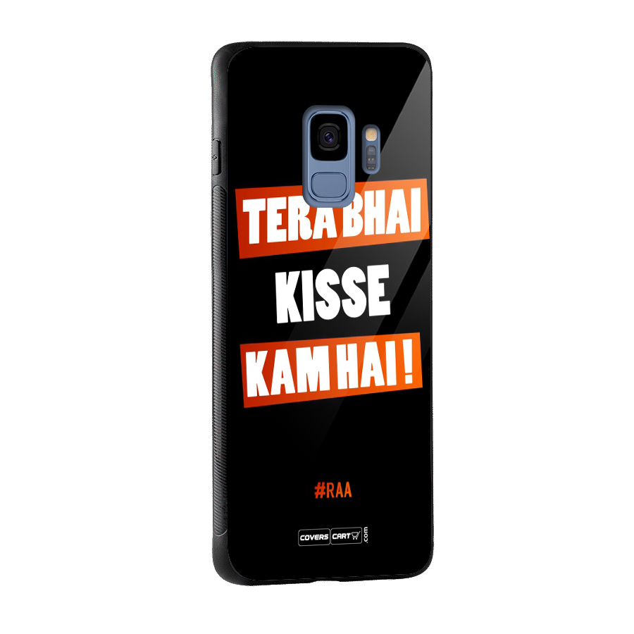 Tera Bhai Raftaar Glass Back Case for Galaxy S9