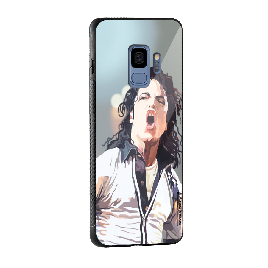 The Legend Michael Jackson Glass Back Case for Galaxy S9