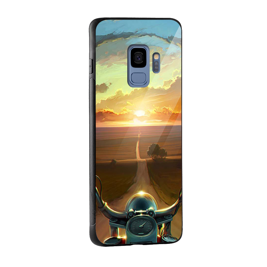 The Long Ride Glass Back Case for Galaxy S9