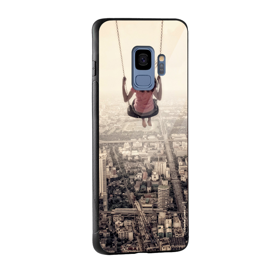 Top Of The World Glass Back Case for Galaxy S9