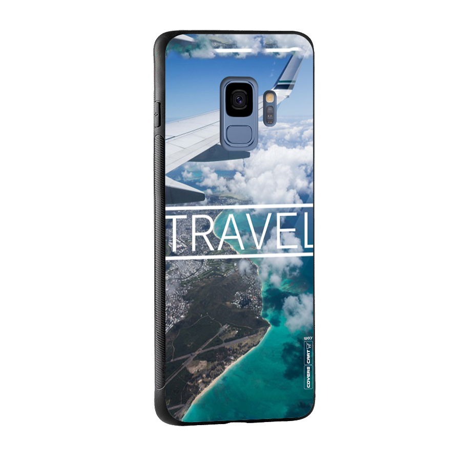 Travel Glass Back Case for Galaxy S9