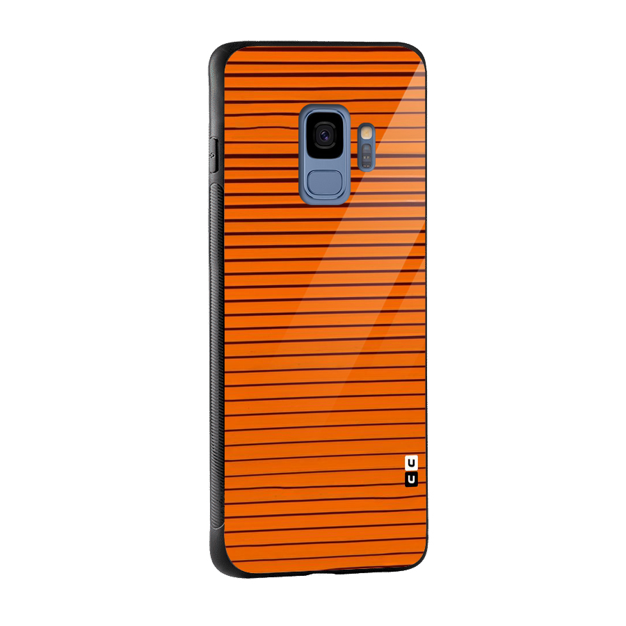Trippy Stripes Glass Back Case for Galaxy S9