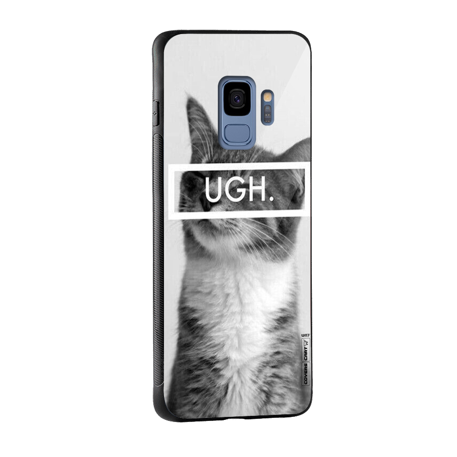 Ugh Kitty Glass Back Case for Galaxy S9