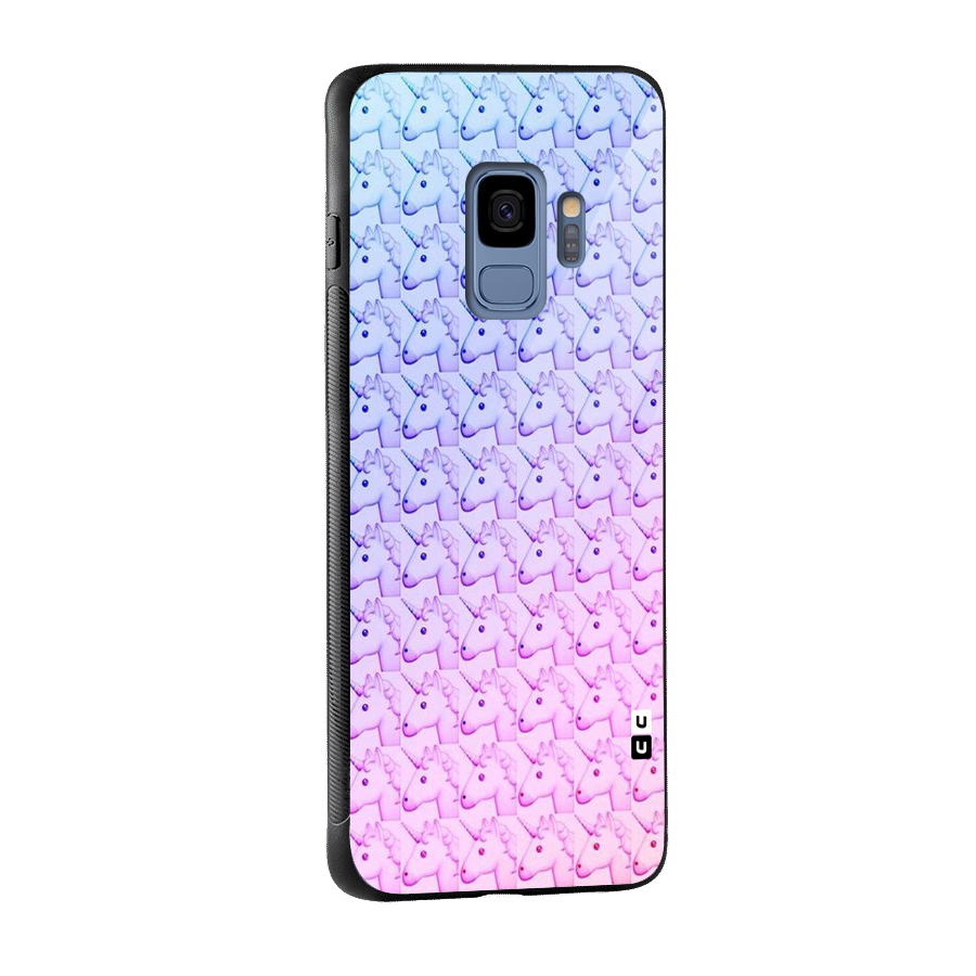 Unicorn Shade Glass Back Case for Galaxy S9