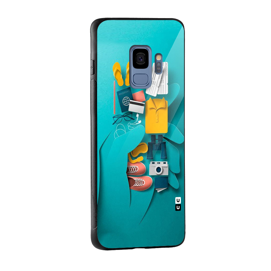 Vacay Vibes Glass Back Case for Galaxy S9