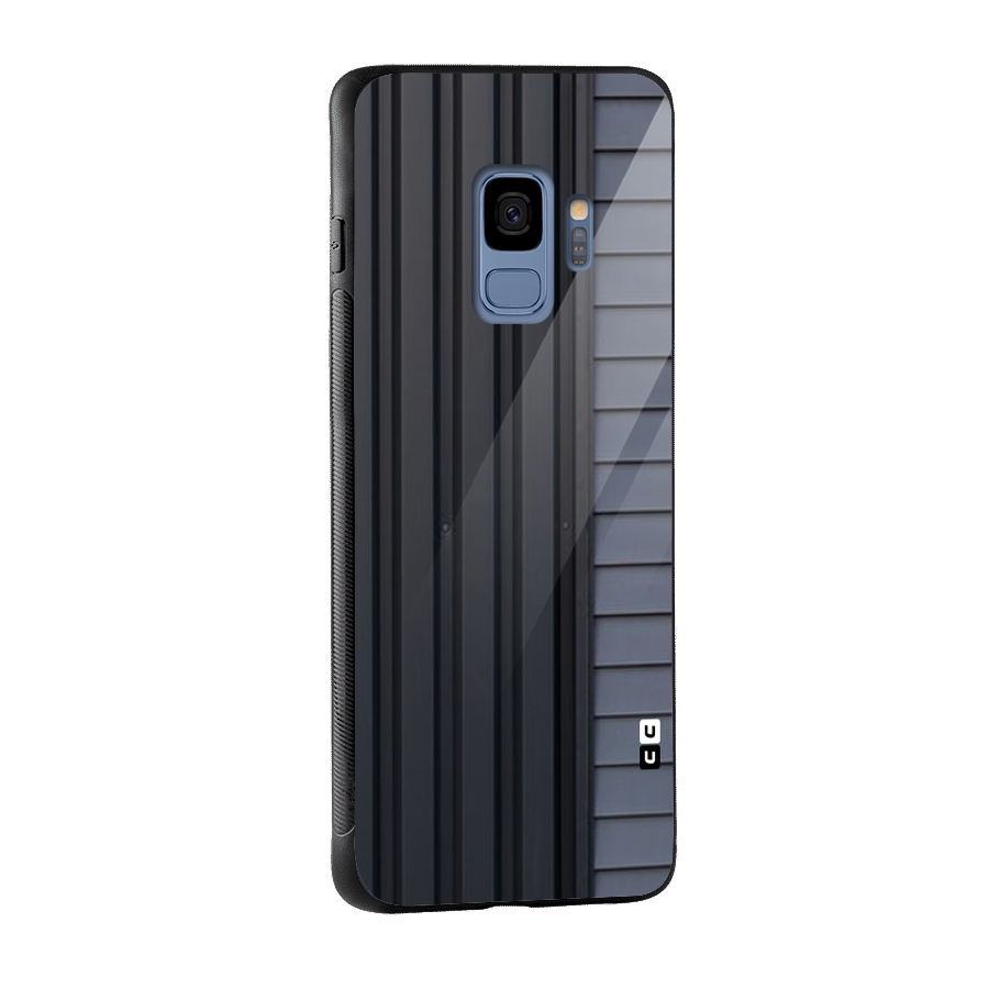Vertical Horizontal Glass Back Case for Galaxy S9
