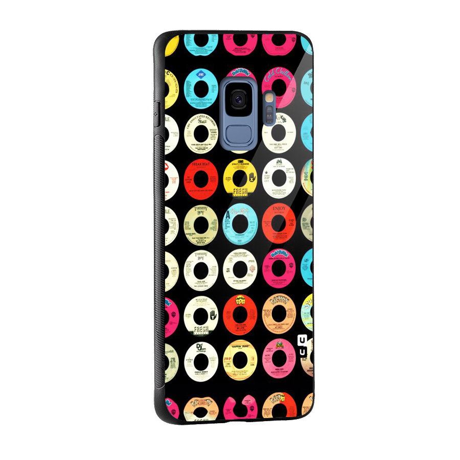Vintage Collection CDs Glass Back Case for Galaxy S9