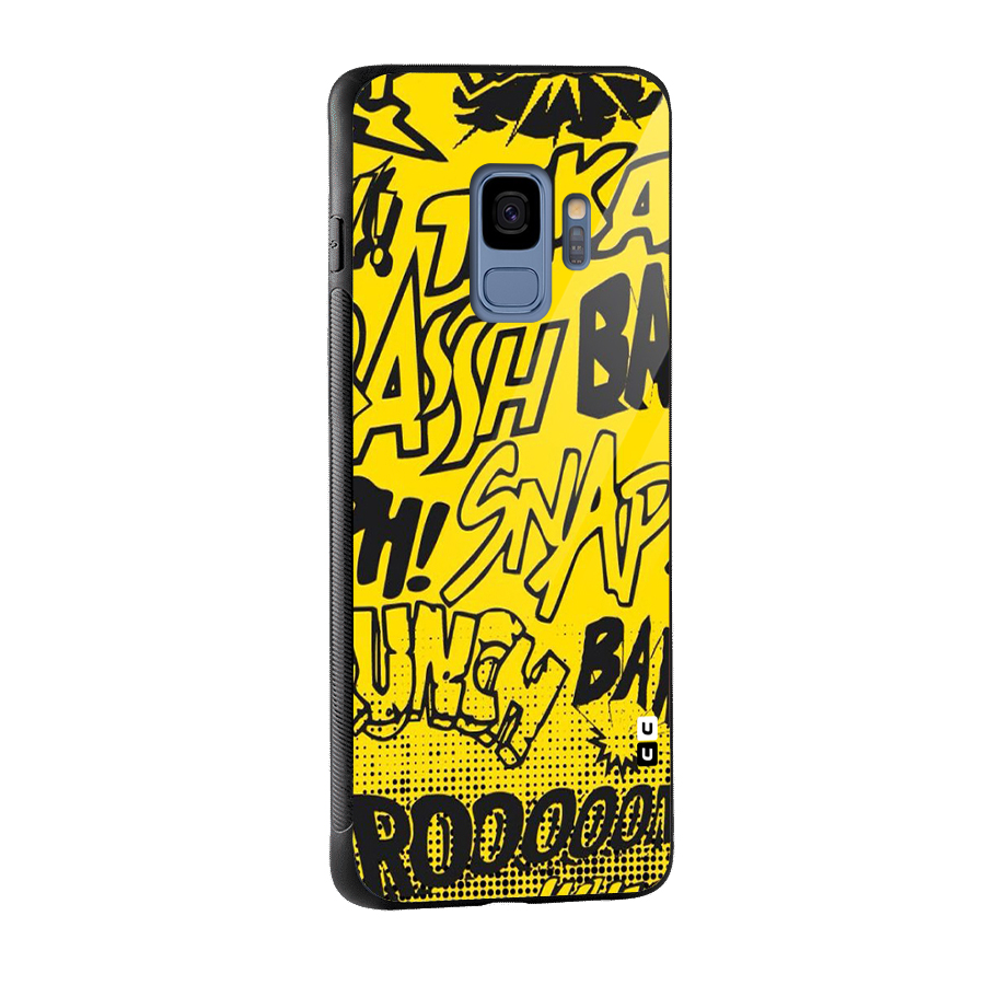 Vroom Snap Glass Back Case for Galaxy S9