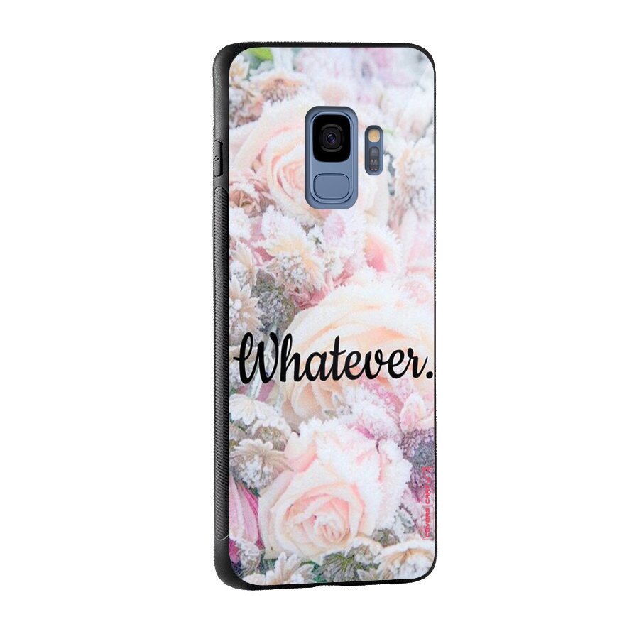 Whatever Glass Back Case for Galaxy S9