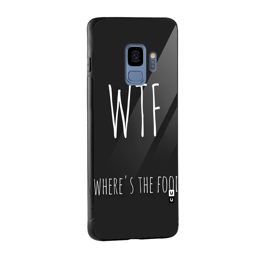 Where The Food Glass Back Case for Galaxy S9