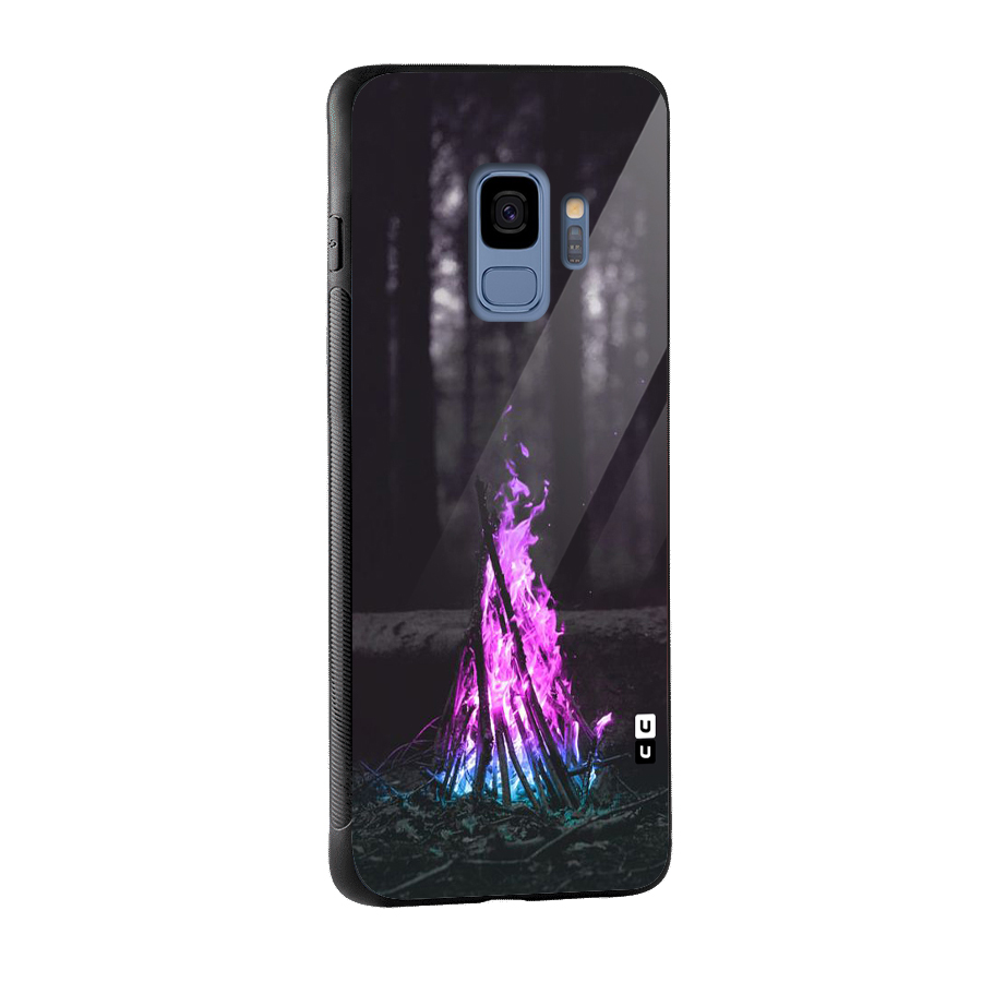 Wild Fire Glass Back Case for Galaxy S9