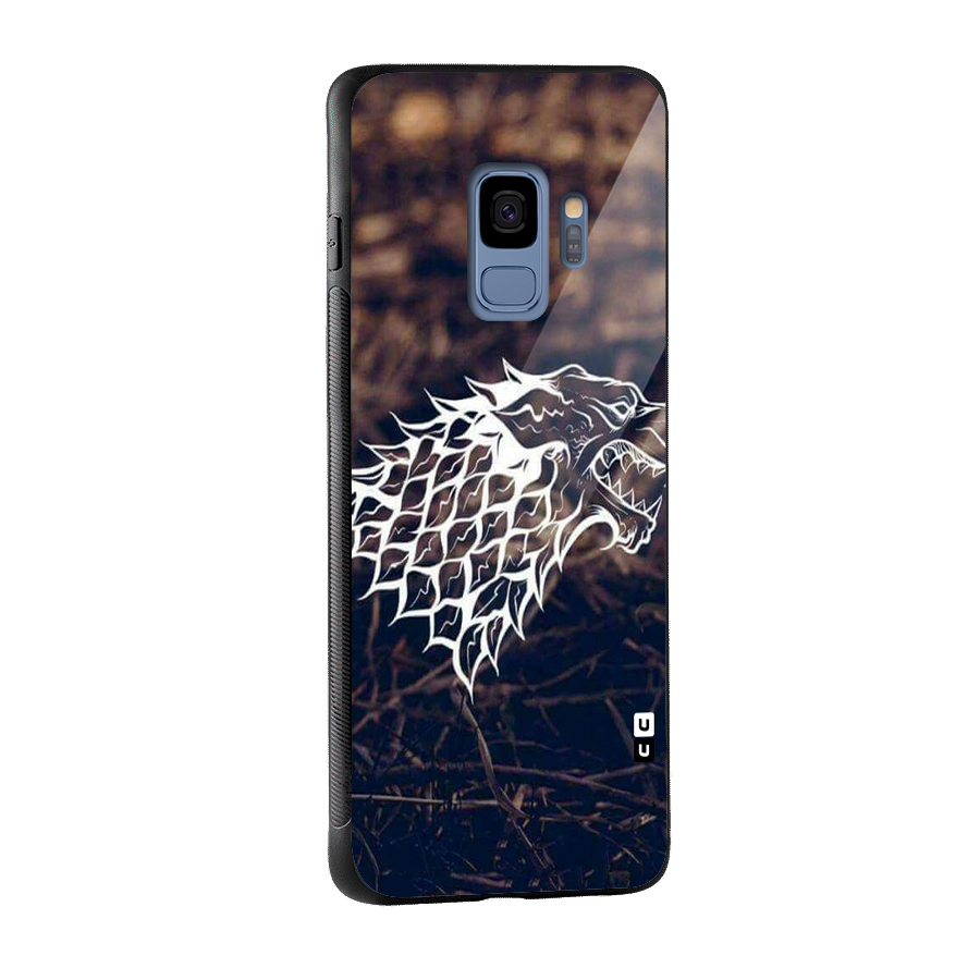 Wolf In White Glass Back Case for Galaxy S9
