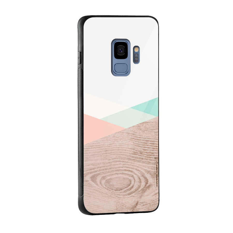 Wooden Fusion Glass Back Case for Galaxy S9