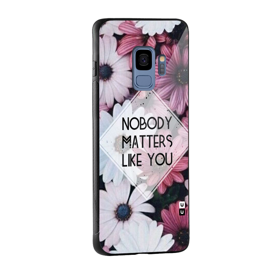 You Matter Glass Back Case for Galaxy S9