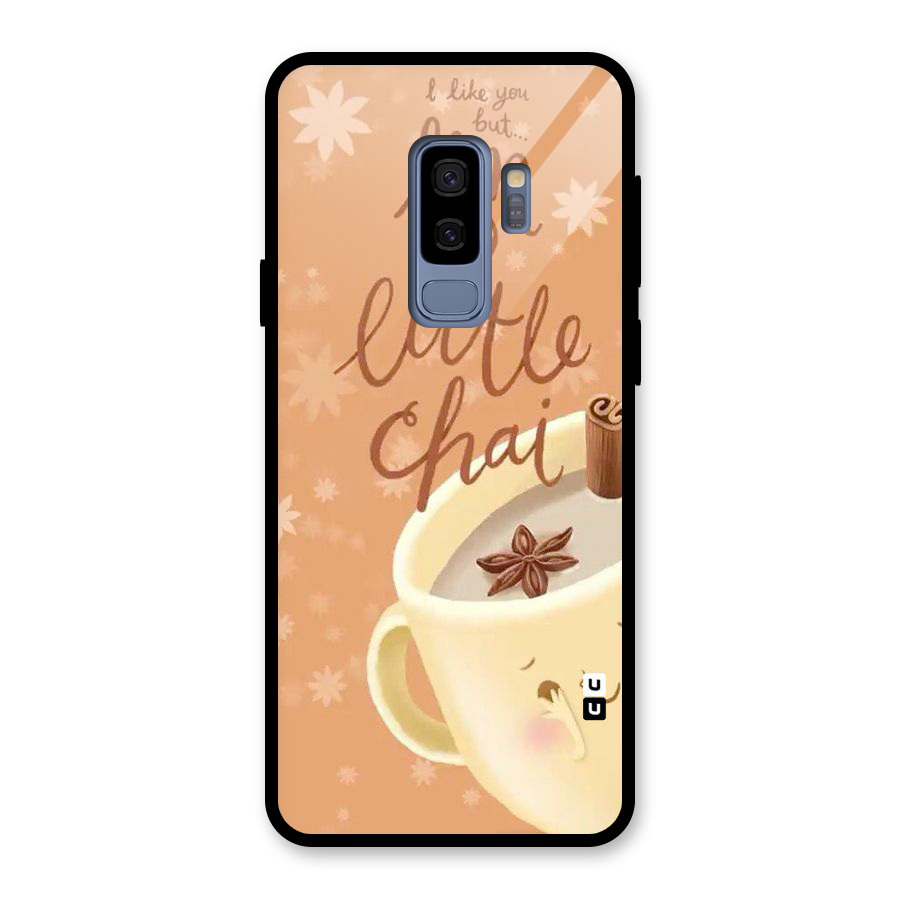 A Little Chai Glass Back Case for Galaxy S9 Plus