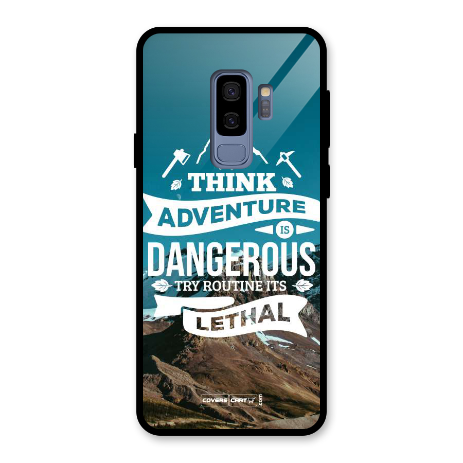 Adventure Dangerous Lethal Glass Back Case for Galaxy S9 Plus