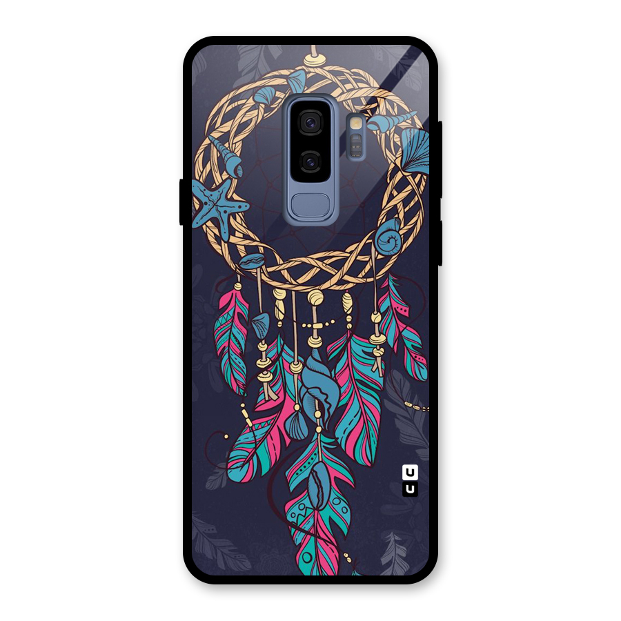 Animated Dream Catcher Glass Back Case for Galaxy S9 Plus