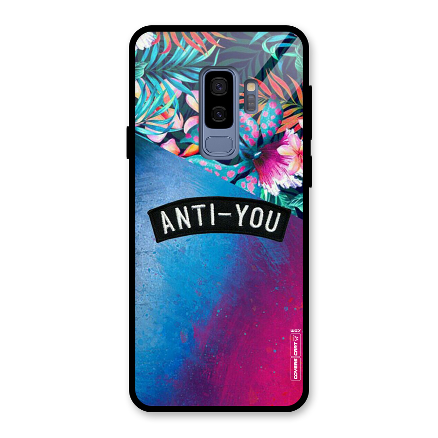 Anti You Glass Back Case for Galaxy S9 Plus