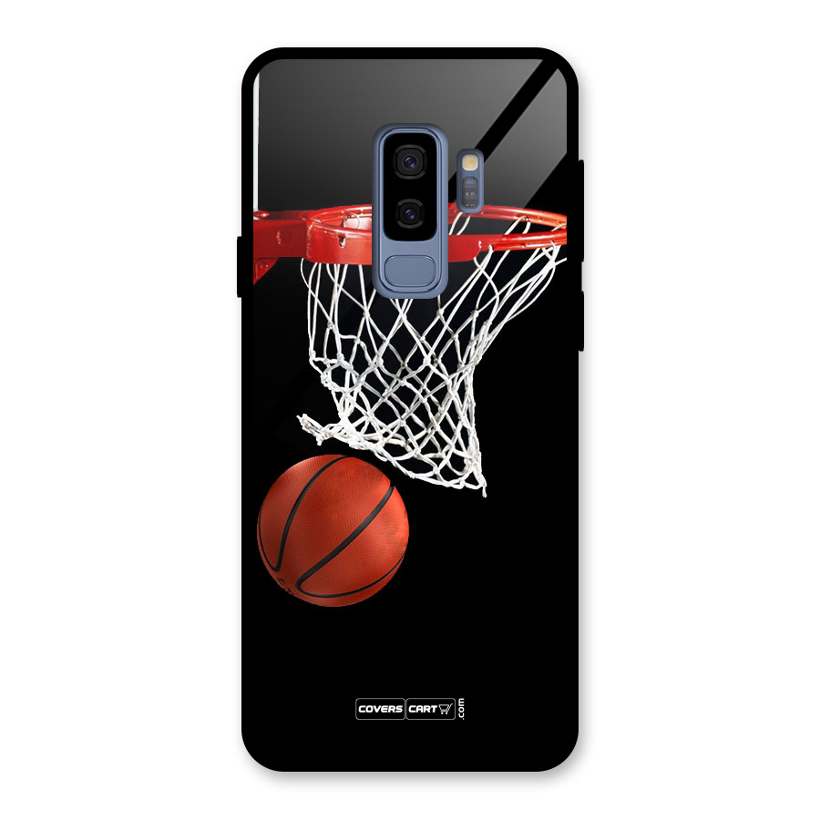 Basketball Glass Back Case for Galaxy S9 Plus