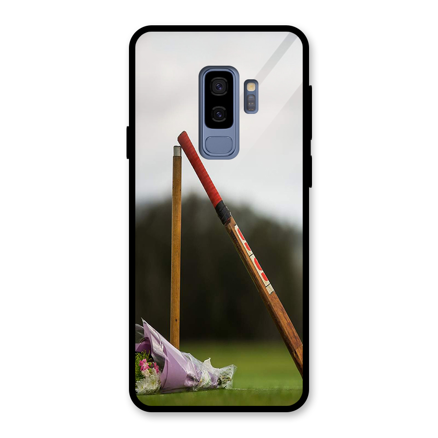 Bat Wicket Glass Back Case for Galaxy S9 Plus