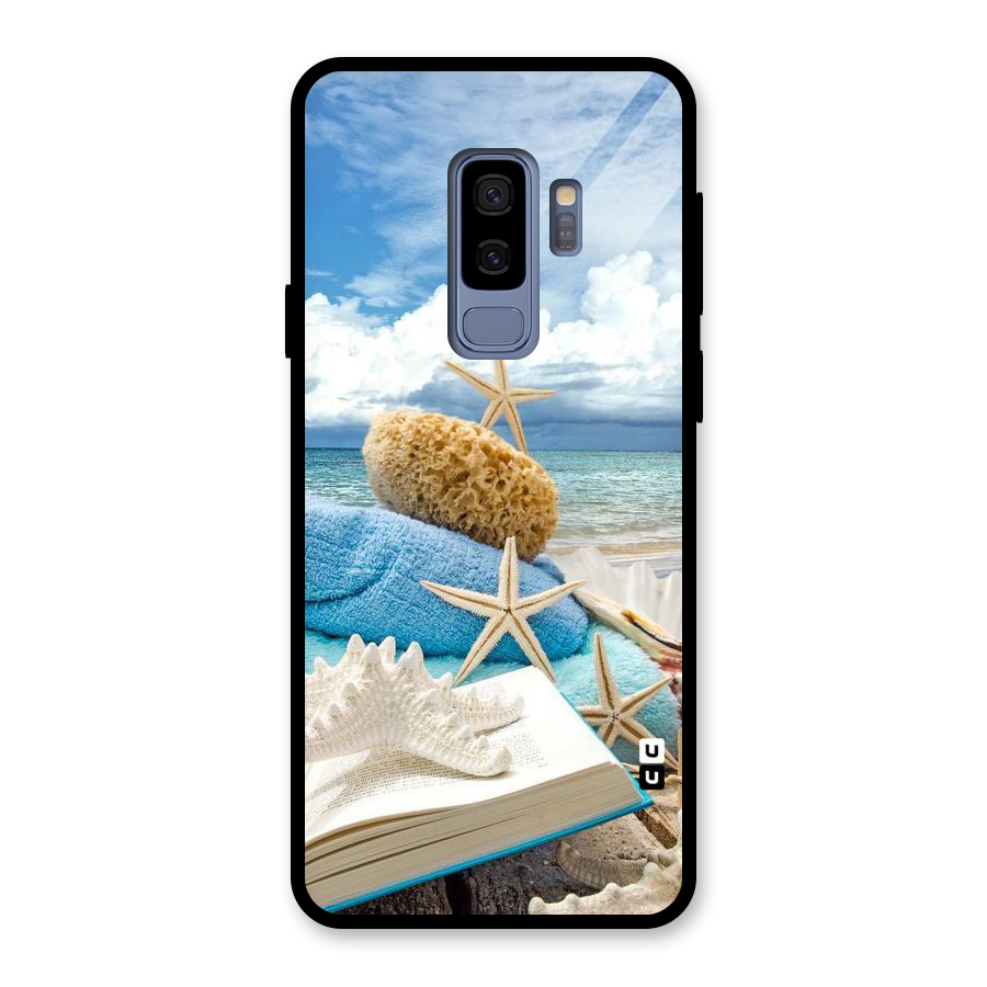 Beach Sky Glass Back Case for Galaxy S9 Plus