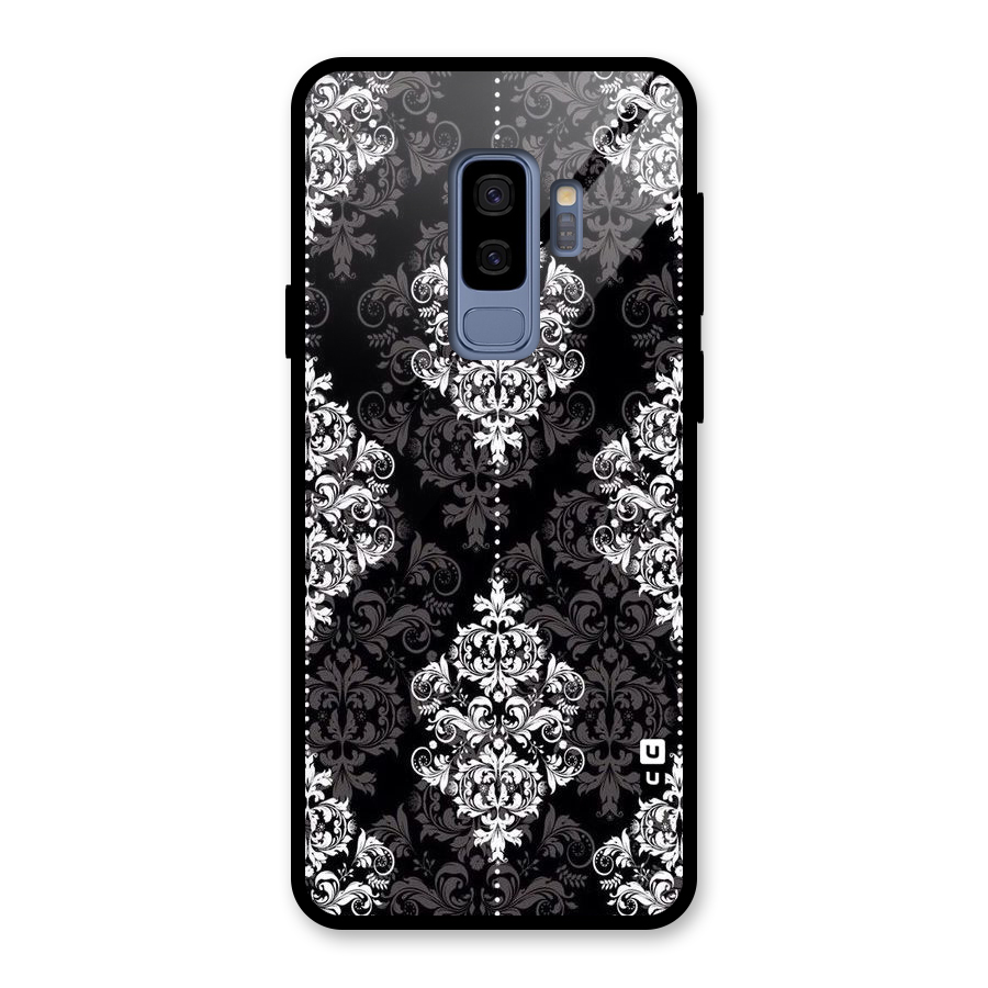 Beautiful Grey Pattern Glass Back Case for Galaxy S9 Plus
